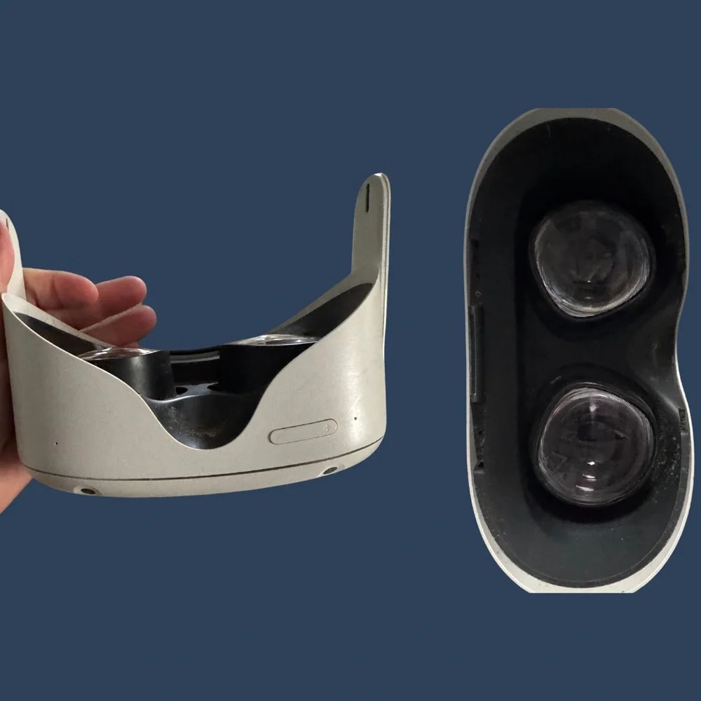 Meta Quest 2 VR Headset Facial Interface - White- Parts Only As-Is